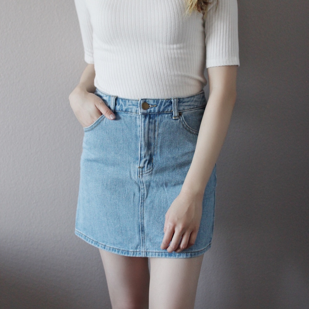Forever 21 Denim Mini Skirt